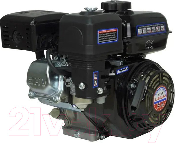 Изображение товара Двигатель бензиновый Lifan 170F-L D20