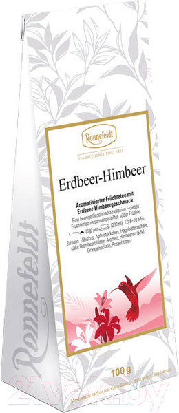 Изображение товара Чайный напиток Ronnefeldt Strawberry & Raspberry (100г)