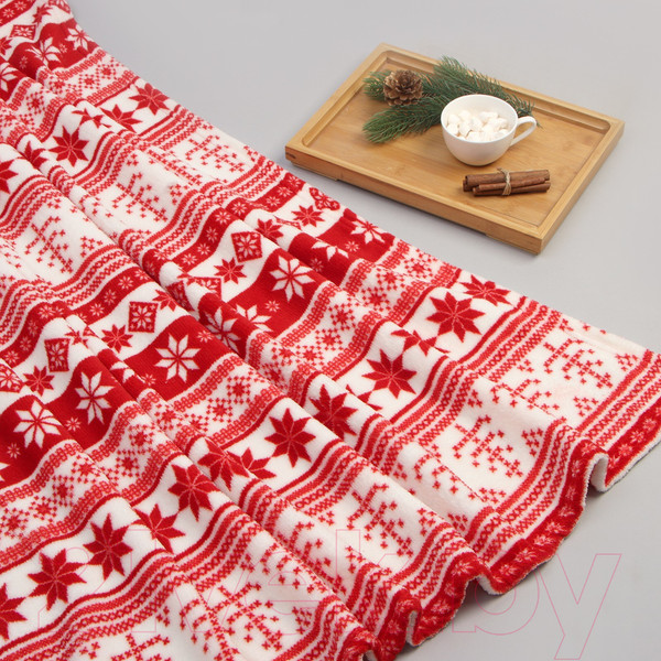 Изображение товара Плед Этель Новогодний узор / 9517587