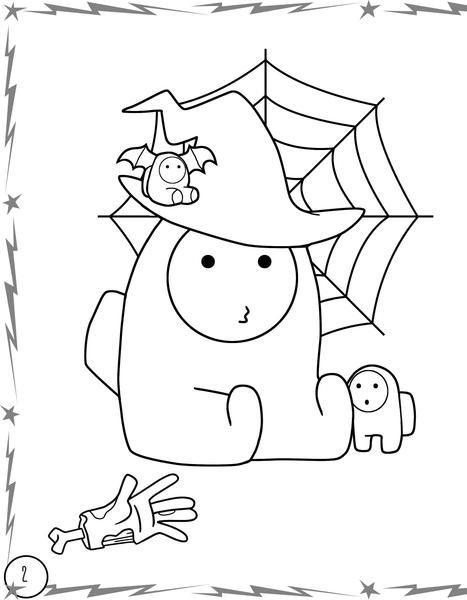 Изображение товара Раскраска АСТ Большая раскраска для настоящих импостеров в стиле Among Us