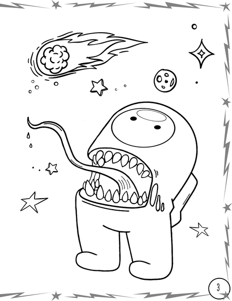 Изображение товара Раскраска АСТ Большая раскраска для настоящих импостеров в стиле Among Us