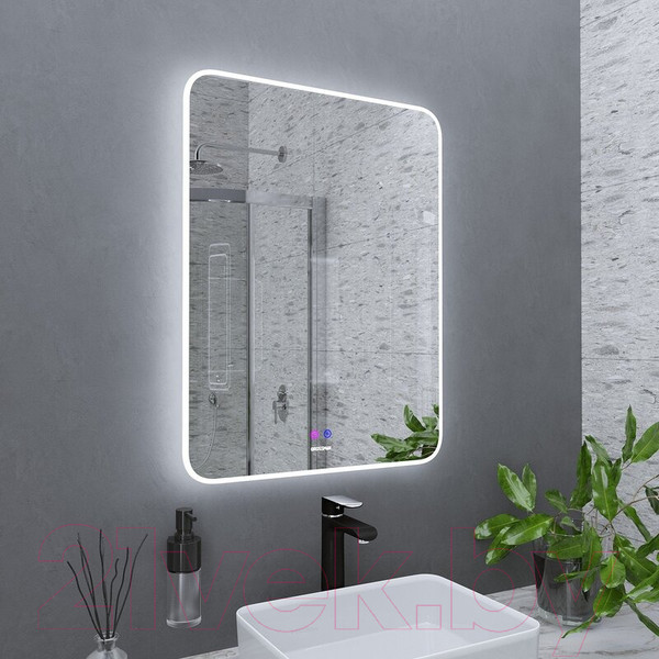 Изображение товара Зеркало Grossman Elegans-норма LED / 176080 (с сенсорным выключателем и подогревом)