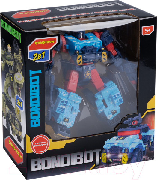 Изображение товара Робот-трансформер Bondibon Джип / ВВ6072 (синий)