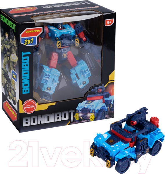 Изображение товара Робот-трансформер Bondibon Джип / ВВ6072 (синий)