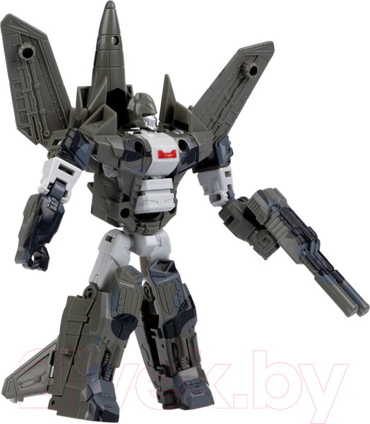 Изображение товара Робот-трансформер Bondibon Самолет военный 2 в 1 / ВВ6070-А (серый хаки)