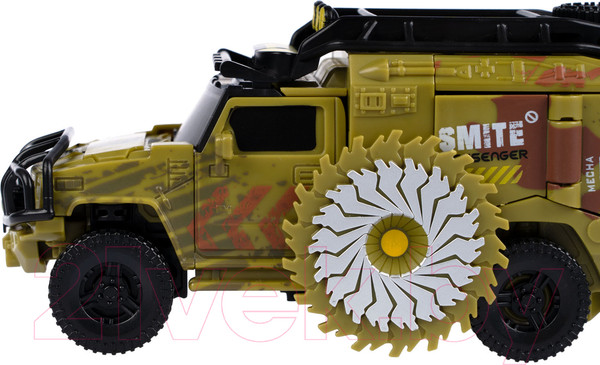 Изображение товара Робот-трансформер Bondibon Джип военный 2 в 1 / ВВ6071 (зеленый)