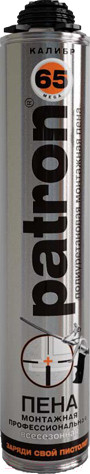 Изображение товара Пена монтажная Patron Калибр 65 / 4814016005838 (815мл)