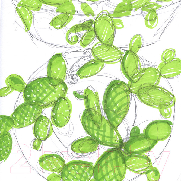 Изображение товара Салатник Taitu Cactus 5-5-71