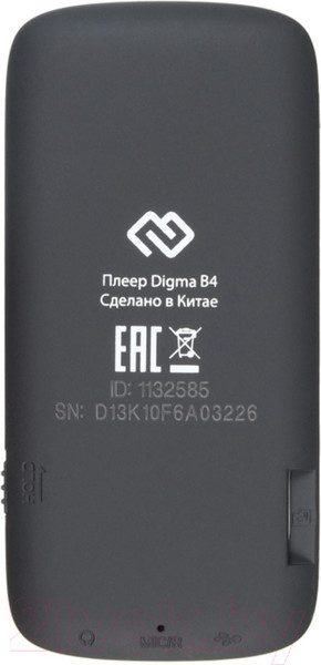 Изображение товара MP3-плеер Digma B4 8GB (черный)