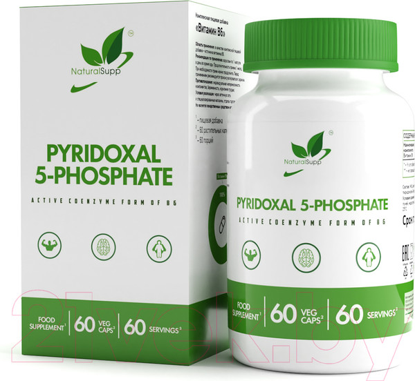 Изображение товара Витамин NaturalSupp Пиридоксаль-5-фосфат (60капсул)