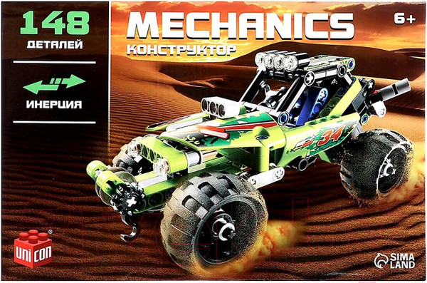 Изображение товара Конструктор инерционный Unicon Джип-ралли / 9321792