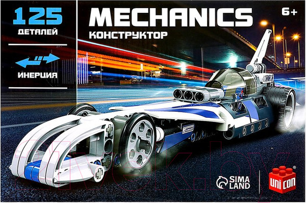 Изображение товара Конструктор инерционный Unicon Гоночный спорткар / 9321796
