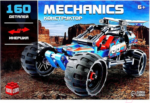 Изображение товара Конструктор инерционный Unicon Багги / 9321794
