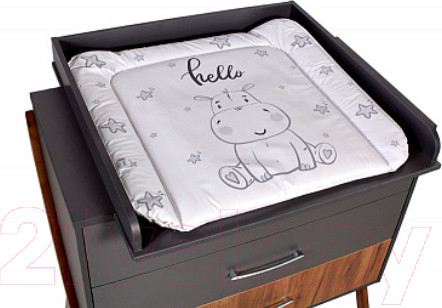 Изображение товара Комод Polini Kids Porto 2200 / 0002572.164 (графит/дуб крафт)