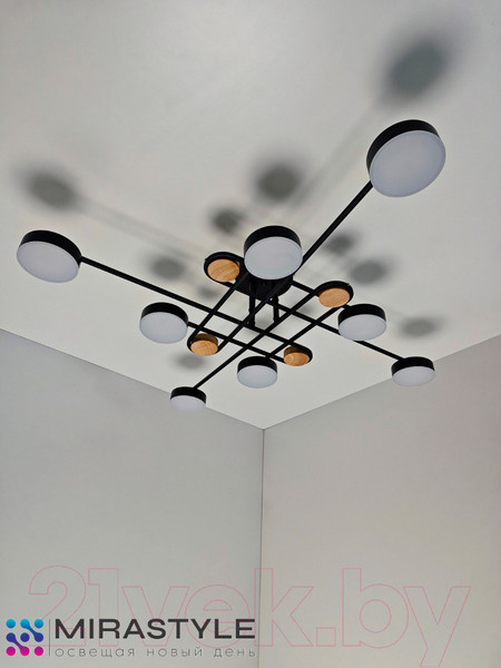 Изображение товара Потолочный светильник Mirastyle SX-N-8996/8 BK