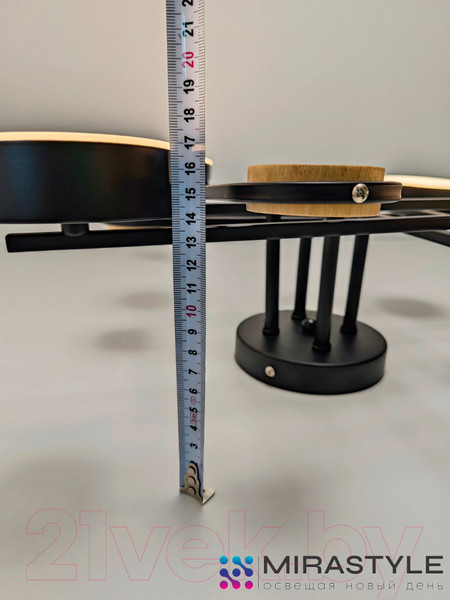 Изображение товара Потолочный светильник Mirastyle SX-N-8996/8 BK