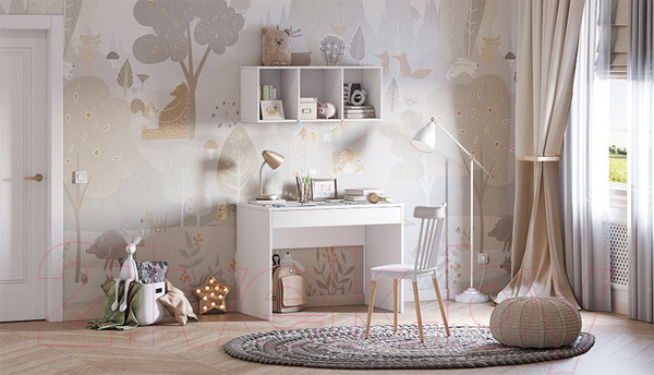 Изображение товара Письменный стол Polini Kids Mirum 100 / 0002564.9 (белый)