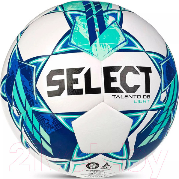 Изображение товара Футбольный мяч Select Talento DB Light V23 / 0775860004 (размер 4, белый/зеленый)