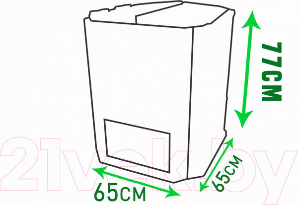 Изображение товара Компостер Patrol 300L / KOMPOST300CZAPG001 (черный)