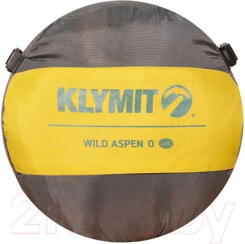 Изображение товара Спальный мешок Klymit Wild Aspen 0 Large 13WAYL00D (желтый/зеленый)