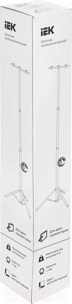 Изображение товара Штатив для прожектора IEK 68x68x160 / LPADD2-160-2-K05 (желтый)