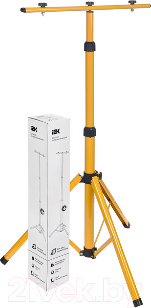 Изображение товара Штатив для прожектора IEK 68x68x160 / LPADD2-160-2-K05 (желтый)