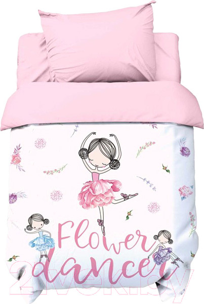 Изображение товара Комплект постельный для малышей Крошка Я Flower Dance / 4702785