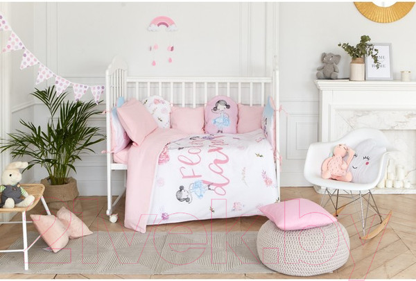 Изображение товара Комплект постельный для малышей Крошка Я Flower Dance / 4702785