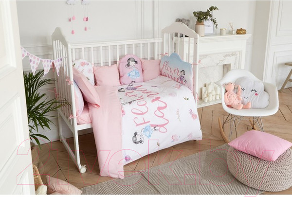 Изображение товара Комплект постельный для малышей Крошка Я Flower Dance / 4702785