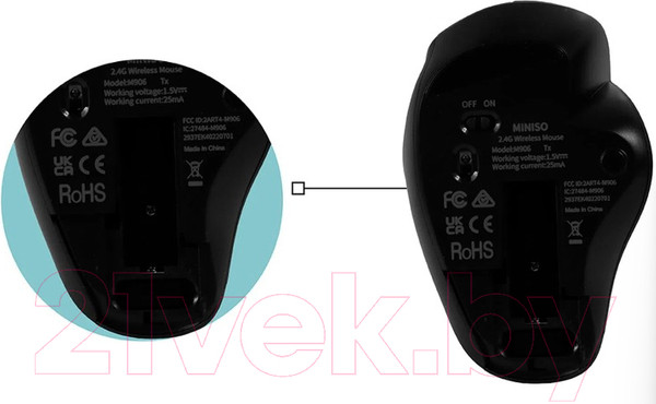 Изображение товара Мышь Miniso 2.4G M906 / 2692