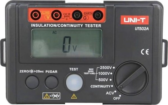 Изображение товара Тестер сопротивления изоляции UNI-T UT502A