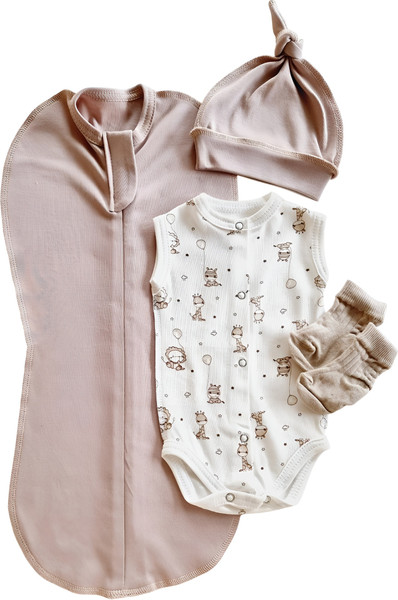 Изображение товара Комплект одежды для малышей Sofi 5026-2 (р.56, кофе)