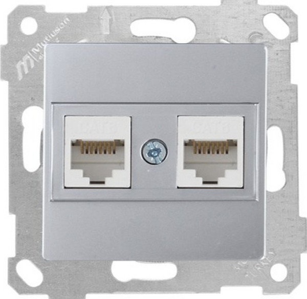 Изображение товара Розетка Mutlusan Rita 2200 141 0182 (нержавеющая сталь)