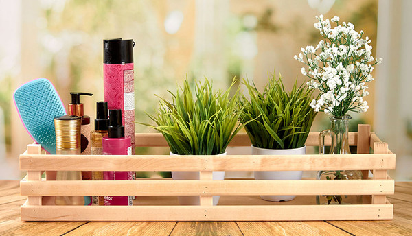 Изображение товара Ящик декоративный Polini Kids Home Basket / 0003155 (натуральный)