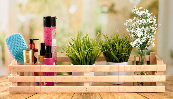 Изображение товара Ящик декоративный Polini Kids Home Basket / 0003155 (натуральный)