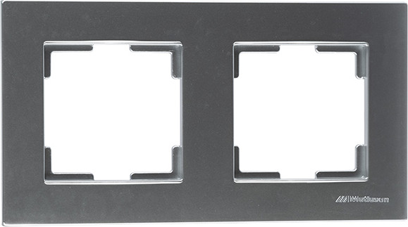 Изображение товара Рамка для выключателей и розеток Mutlusan 2220-800-1282 (нержавеющая сталь)