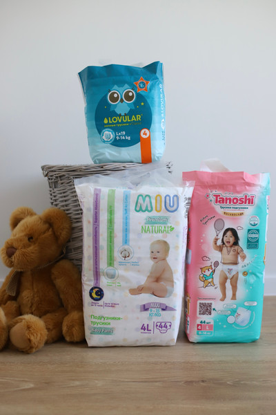 Изображение товара Подгузники-трусики детские MIU 4L-Maxi 9-15кг (44шт)