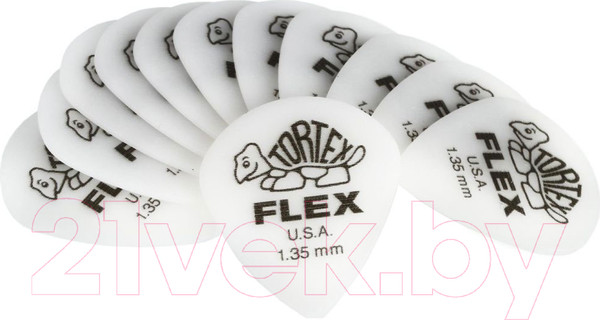 Изображение товара Набор медиаторов Dunlop Manufacturing 466P1.35 Tortex Flex Jazz III XL