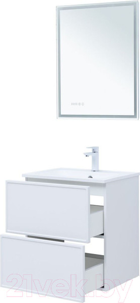Изображение товара Тумба под умывальник Aquanet Арт 60 / 313254 (белый матовый)