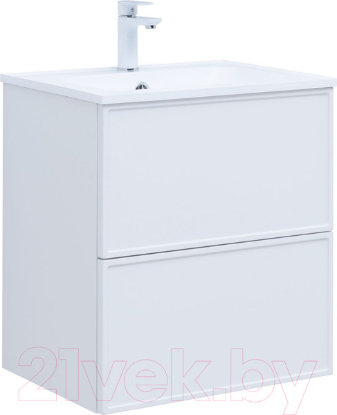 Изображение товара Тумба под умывальник Aquanet Арт 60 / 313254 (белый матовый)