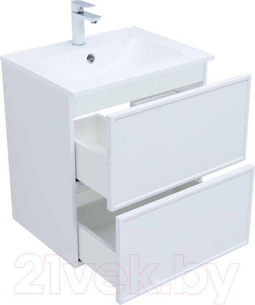 Изображение товара Тумба под умывальник Aquanet Арт 60 / 313254 (белый матовый)