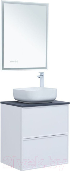 Изображение товара Тумба под умывальник Aquanet Арт 60 / 313254 (белый матовый)