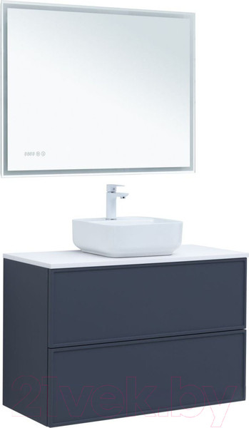 Изображение товара Тумба под умывальник Aquanet Арт 100 / 313267 (маренго)