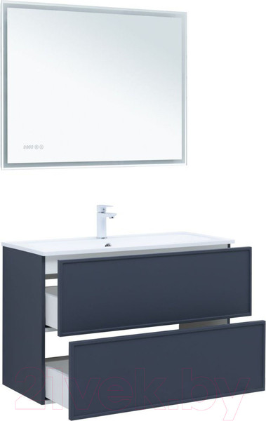 Изображение товара Тумба под умывальник Aquanet Арт 100 / 313267 (маренго)