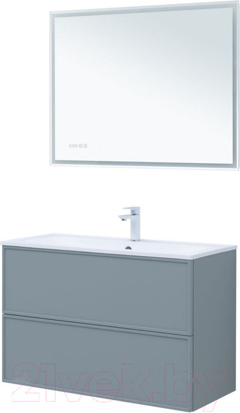 Изображение товара Тумба под умывальник Aquanet Арт 100 / 313277 (мисти грин)