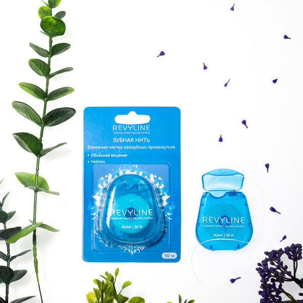 Изображение товара Зубная нить Revyline Мятная вощеная 6022 (50м)