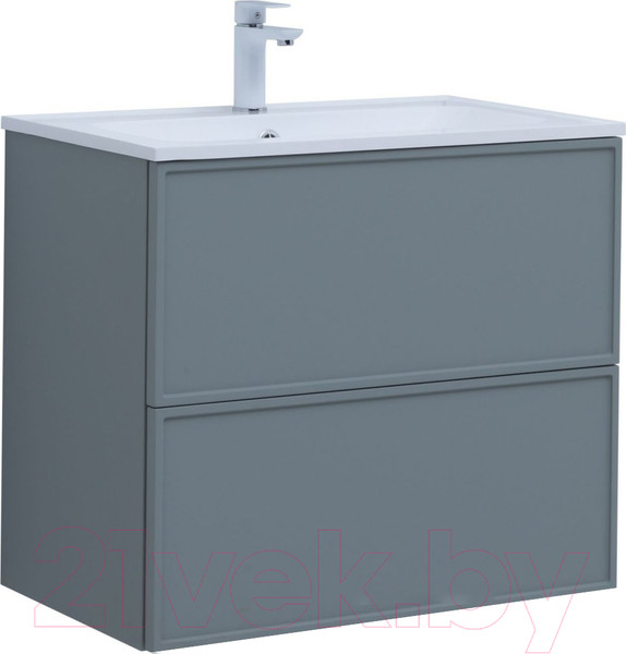 Изображение товара Тумба под умывальник Aquanet Арт 75 / 313275 (мисти грин)