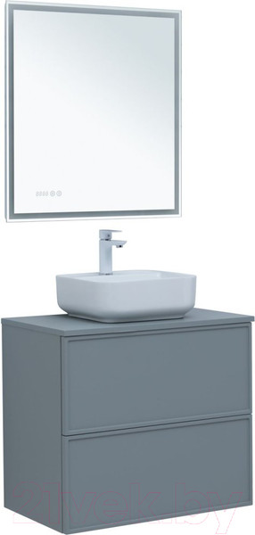 Изображение товара Тумба под умывальник Aquanet Арт 75 / 313275 (мисти грин)