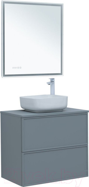 Изображение товара Тумба под умывальник Aquanet Арт 75 / 313275 (мисти грин)