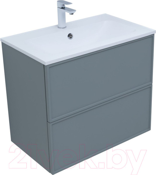 Изображение товара Тумба под умывальник Aquanet Арт 75 / 313275 (мисти грин)